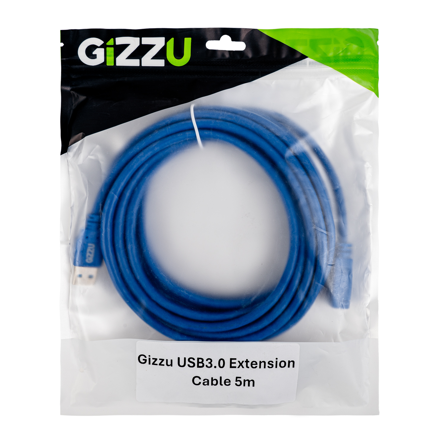 Gizzu USB 3.0 Extension Cable 5m – Blue