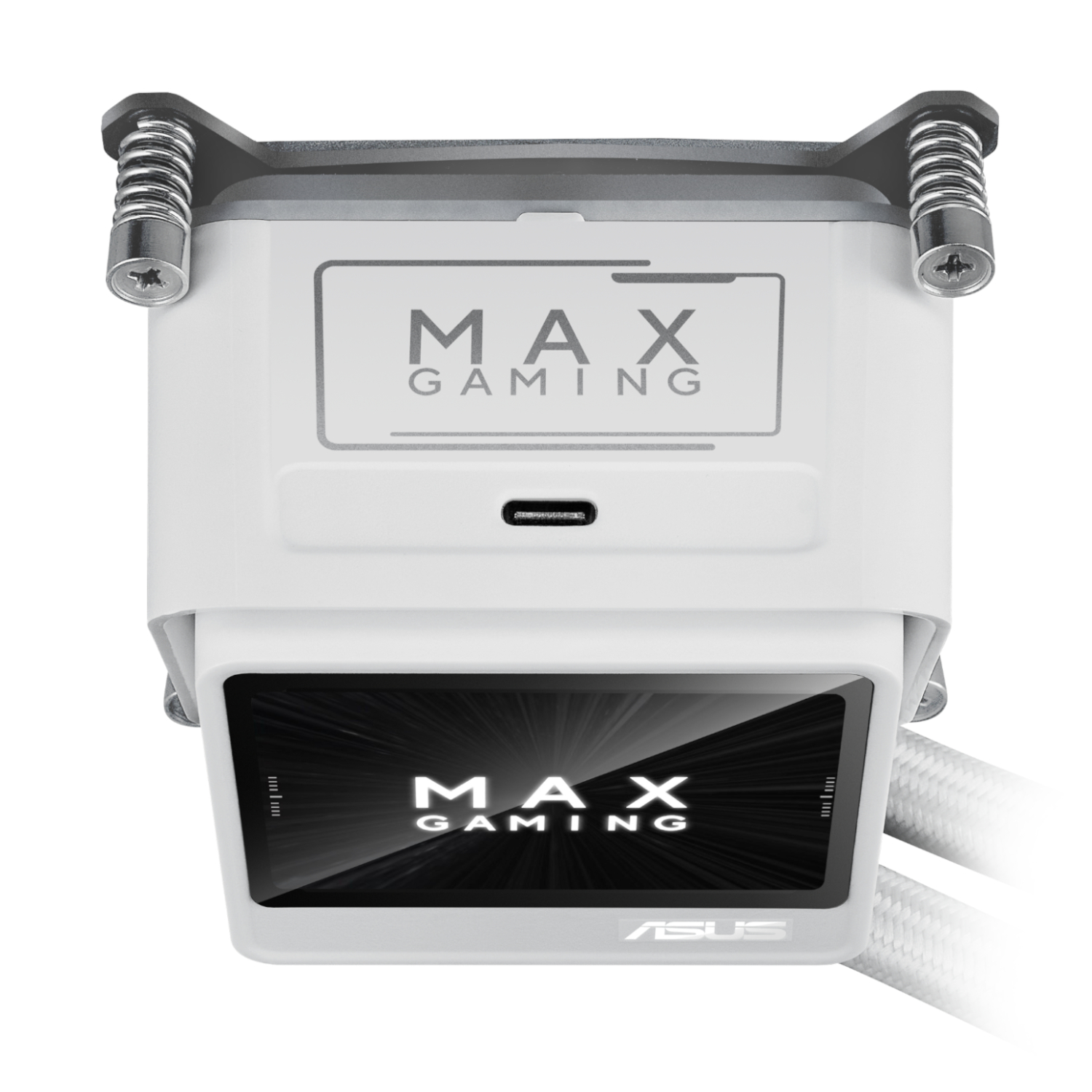 Asus MAX Gaming LC 360 ARGB LCD All-in-one CPU Liquid Cooler – White
