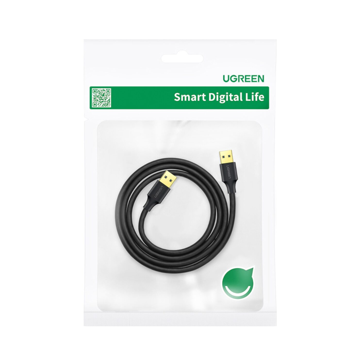 UGREEN USB 3.0 Male to Male Cable, with 5Gbps Data Transfer – 1m